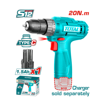 Taladro Inalámbrico 12v 20nm 750rpm